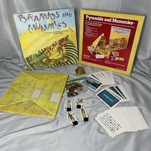 Vintage 1990 Aristoplay Pyramids & Mummies Board Game Replacement Pieces Set